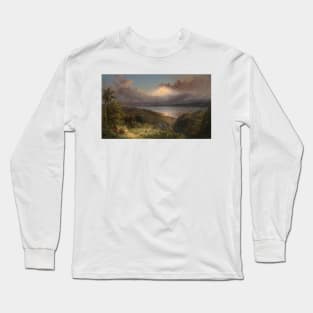 View of Cotopaxi by Frederic Edwin Church Long Sleeve T-Shirt